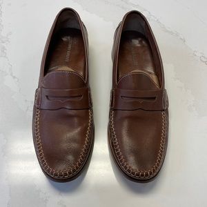 JOHNSTON&MURPHY MENS LOAFERS SIZE 11M COLOR BROWN